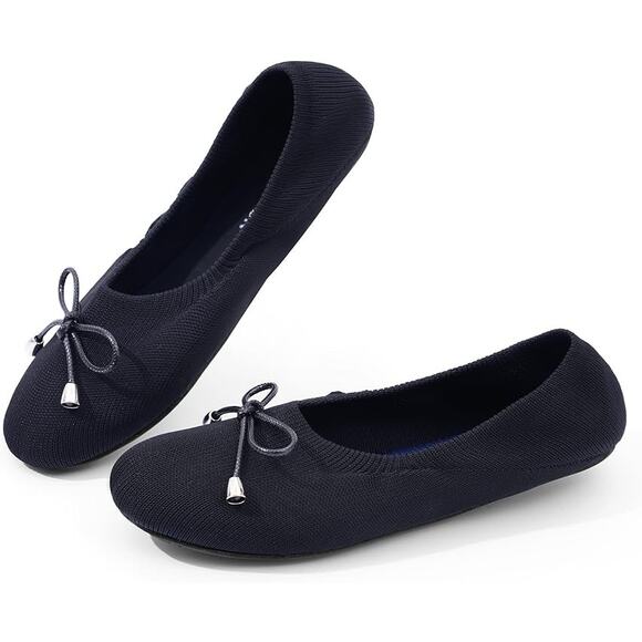 1922SANGEESON Women's Ballet Flats Round Toe Slip on Comfort Dress Shoe Grey 6.5 - Picture 1 of 1